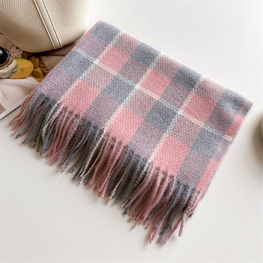 HIGH-END AUTUMN AND WINTER FASHION TASSEL SCARF_CWASC1446